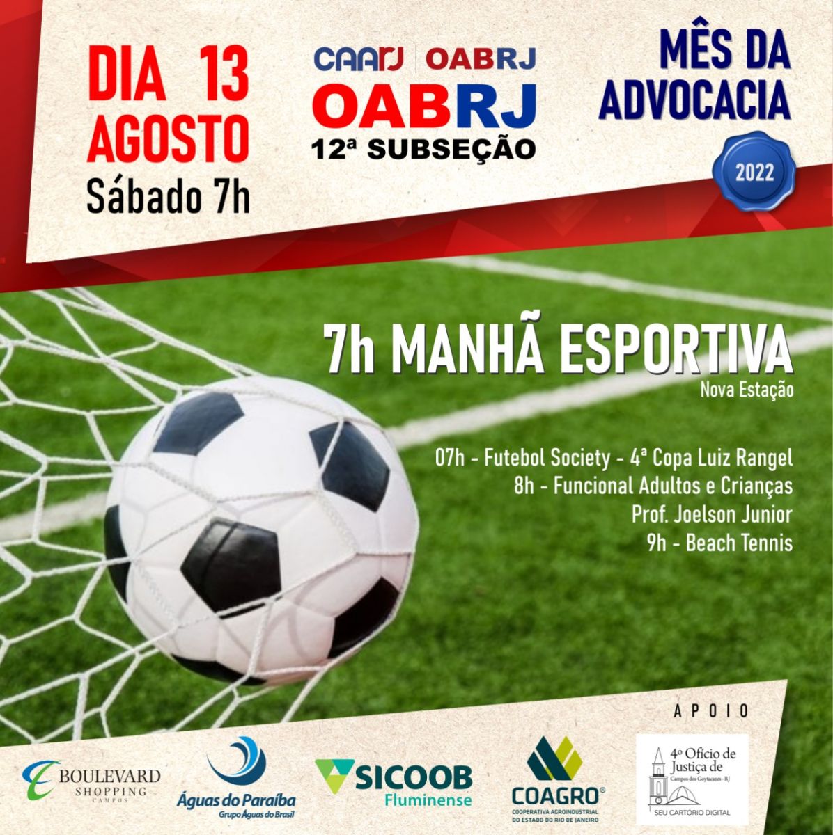 1º TORNEIO DE FUTEVÔLEI DA 12ª SUBSEÇÃO DA OAB/SP – Portal OAB