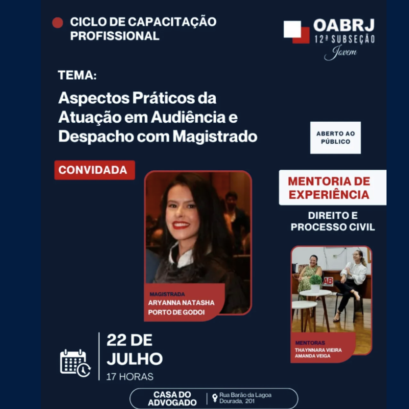 CICLO DE CAPACITAÇÃO PROFISSIONAL