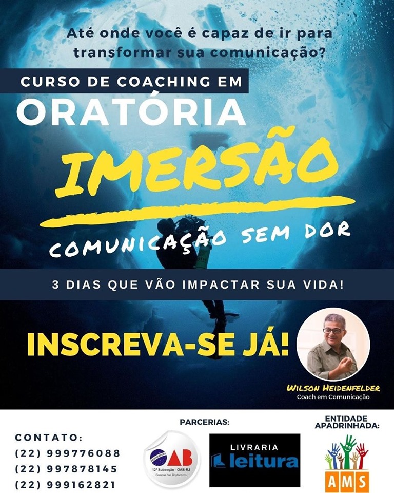 CURSO DE ORATÓRIA (CANCELADO)