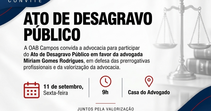 Ato de Desagravo Público