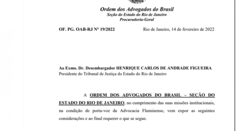 Site do TJRJ fica inoperante e a OAB/RJ pede suspensão dos prazos