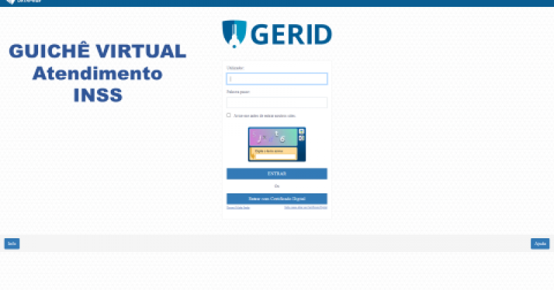 Guichê Virtual do INSS