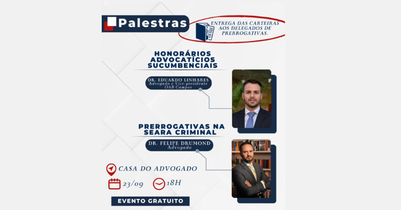 OAB/RJ entrega carteiras a Delegados de Prerrogativas em Campos