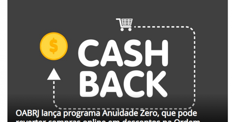 Anuidade zero: colegas poderão reverter percentual de compras online em desconto no valor total da cobrança