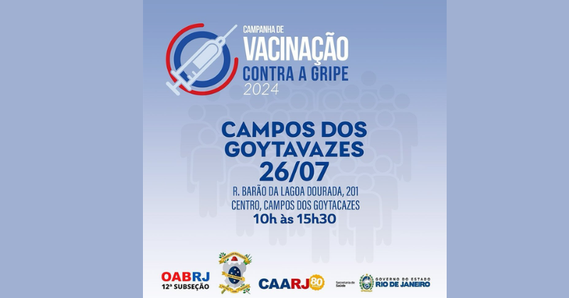 Campanha de vacinação contra gripe