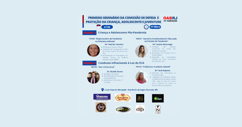 Primeiro Seminário da Comissão de Defesa e Proteção da Criança, Adolescente e Juventude