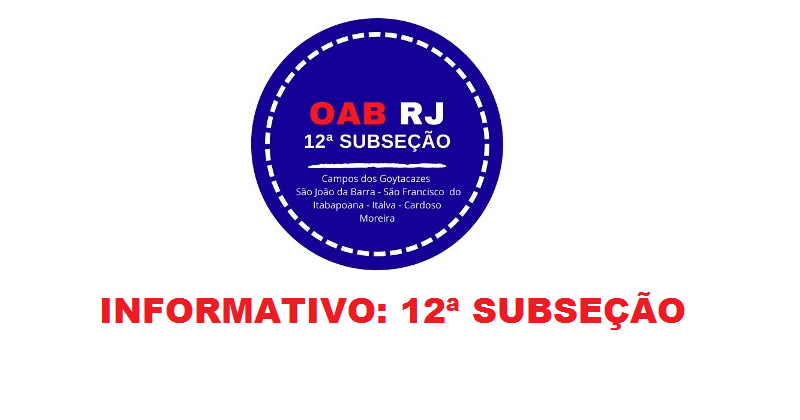 Informativo sobre a aberturas das salas da OAB nos Fóruns, na segunda-feira (27)