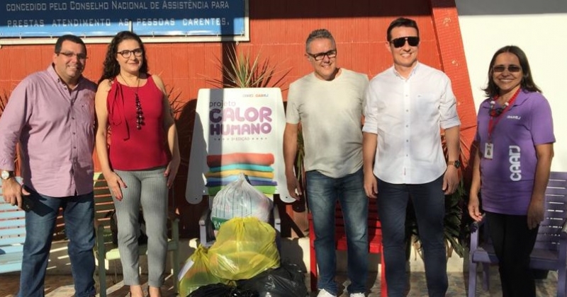 ENTREGA DAS DOAÇÕES DO PROJETO CALOR HUMANO