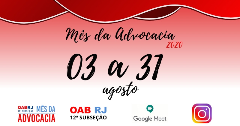 Mês da Advocacia totalmente virtual