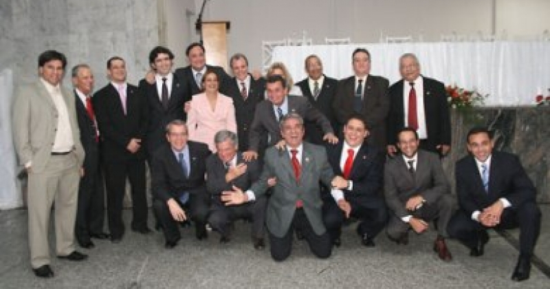 Posse do primeiro presidente da subseção Leopoldina