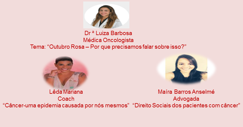 Palestra sobre Outubro Rosa na OAB Campos, hoje (30)