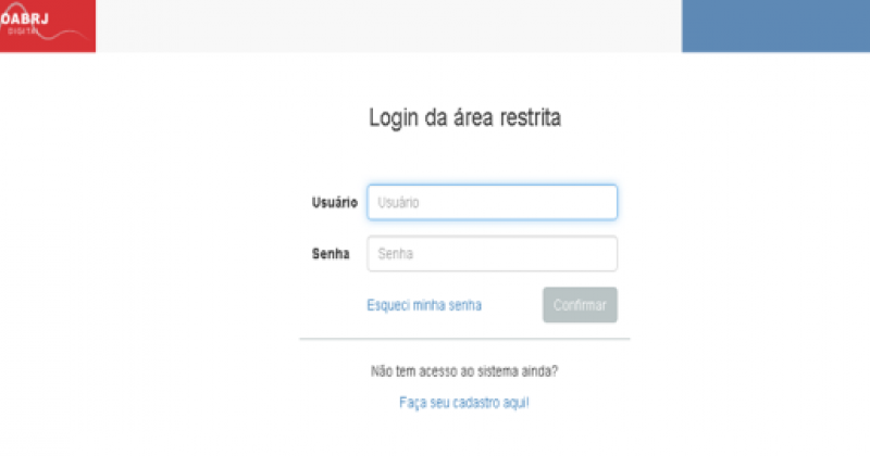 Funcionamento da Área Restrita do Portal da OABRJ está normalizado