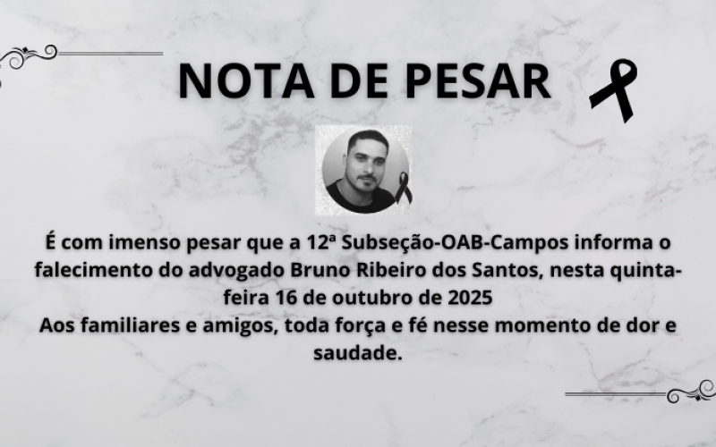 Nota de falecimento