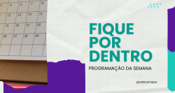AGENDA DA SEMANA