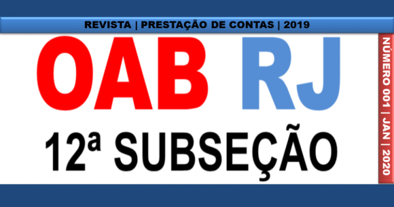 Diretoria da 12ª Subseção lança Revista com balanço das atividades de 2019