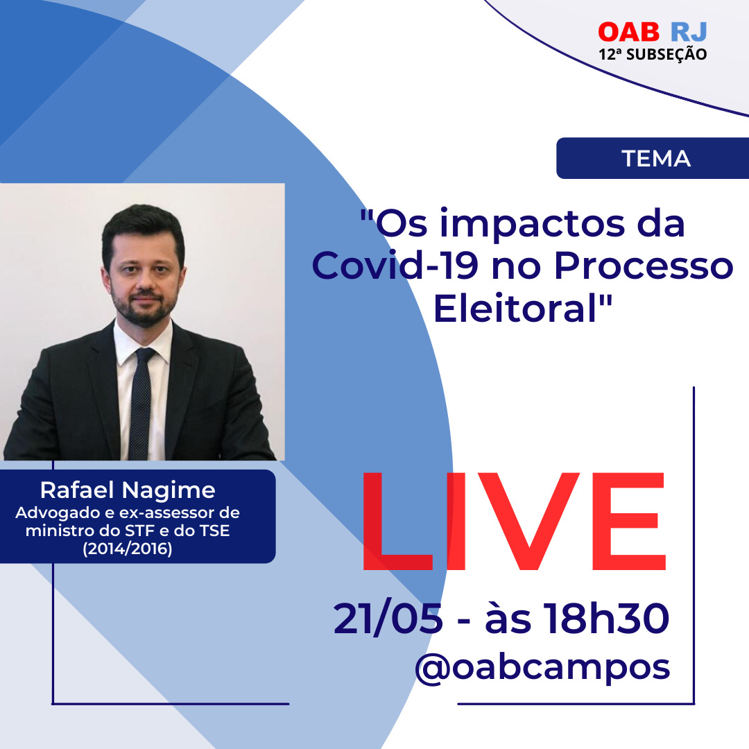 LIVE: "OS IMPACTOS DO COVID-19 NO PROCESSO ELEITORAL"