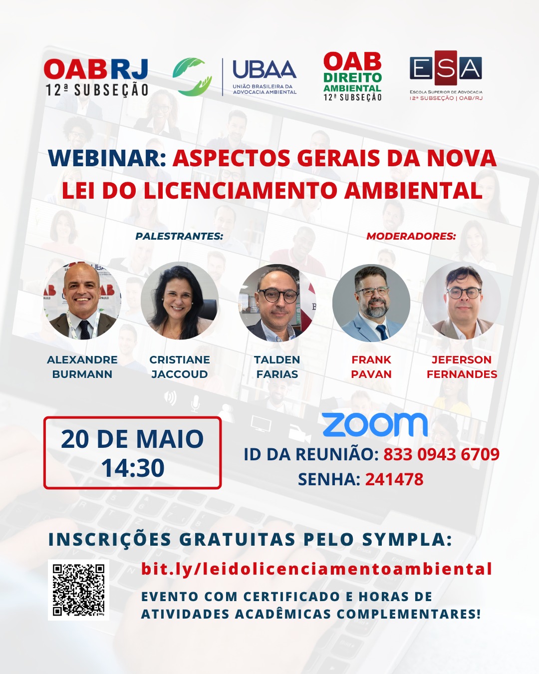 Webinar Aspectos Gerais da Nova Lei do Licenciamento Ambiental