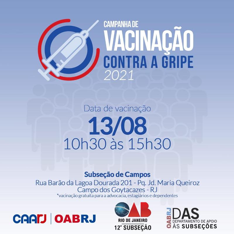 VACINAÇÃO CONTRA GRIPE