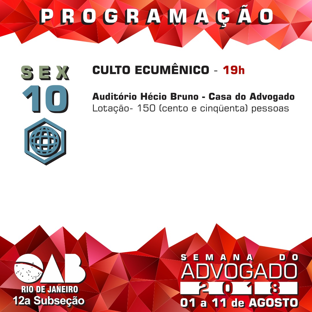 CULTO ECUMENICO