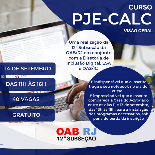CURSO GRATUITO PJE-CALC