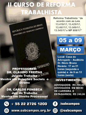 II Curso de Reforma Trabalhista