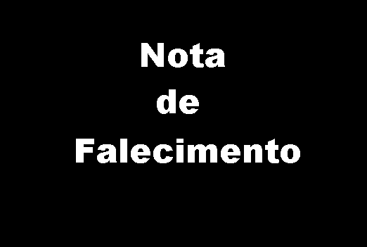 Nota de falecimento