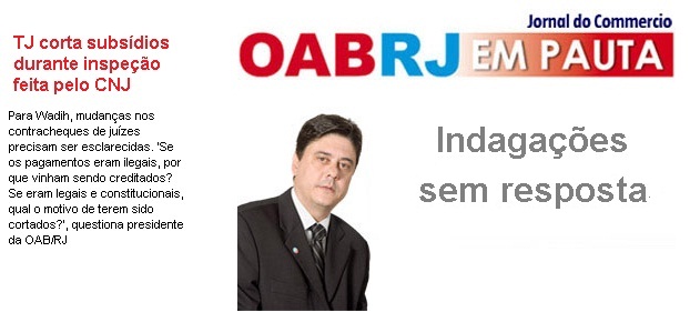 Indagações sem resposta - Wadih Damous