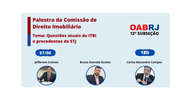 Palestra da Comissão de Direito Imobiliário