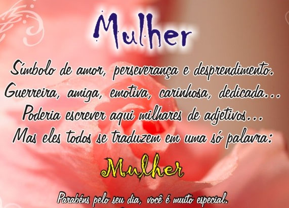 Homenagem ao Dia Internacional da Mulher
