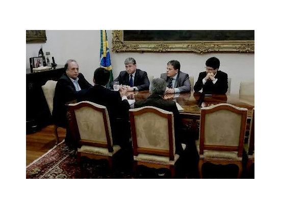 Governador Pezão recebe presidente da OAB Campos, Carlos Fernando Monteiro