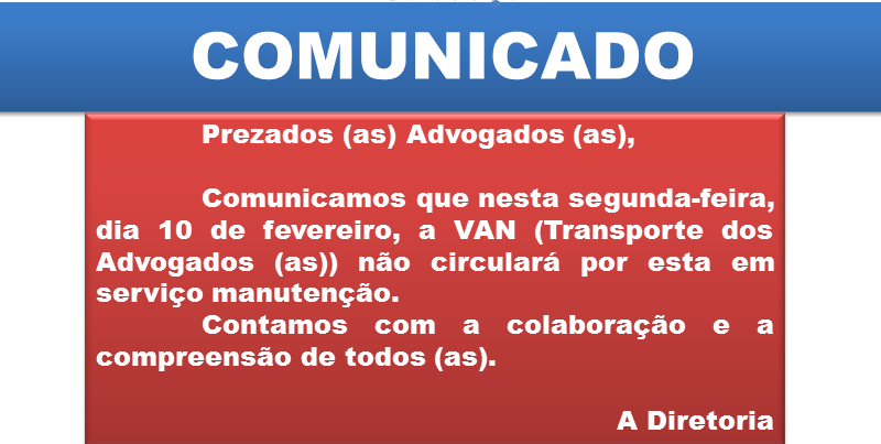 COMUNICADO