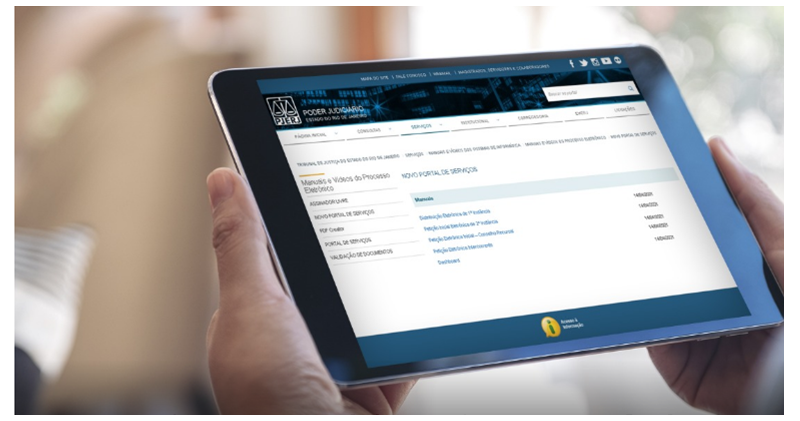 TJRJ lança novo portal de serviços; DCP sairá do ar em 17 de maio