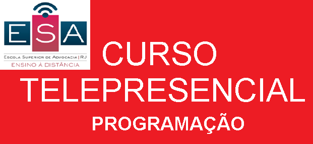 Programação dos Cursos Telepresenciais novembro