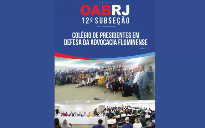 Capa da Revista da 12ª Subseção — 2ª Edição