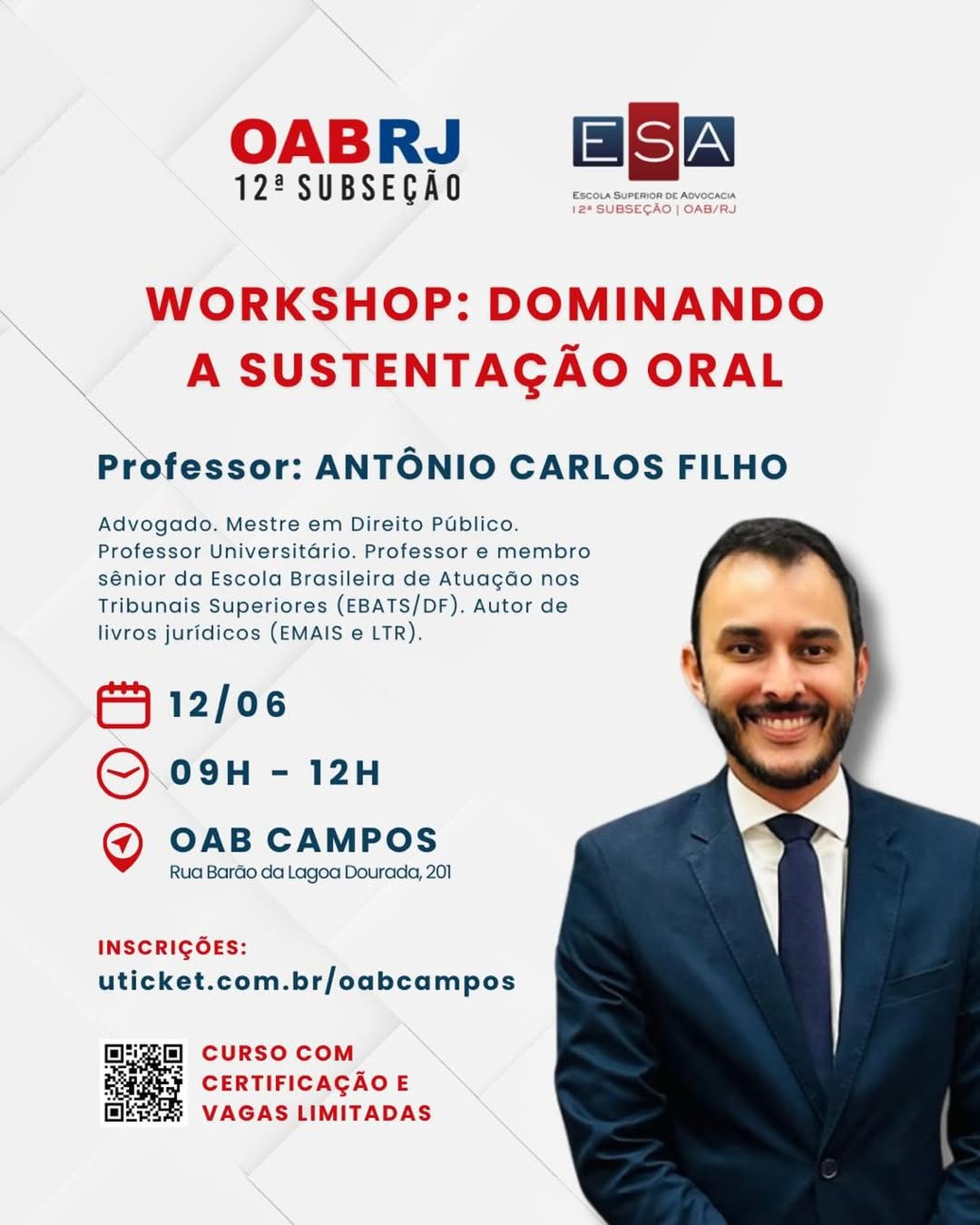 WORKSHOP: DOMINANDO ASUSTENTAÇÃO ORAL