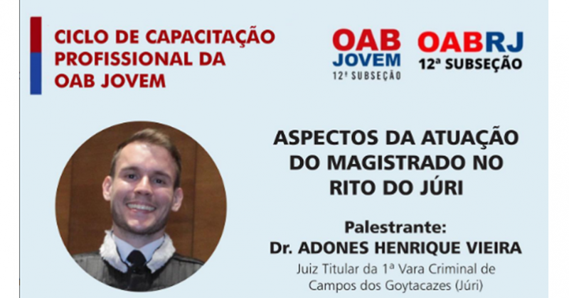 OAB-JOVEM: Ciclo de Capacitação Profissional 