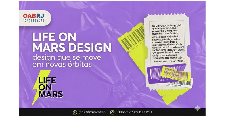 OAB e Life on Mars Design firmam parceria para modernizar a identidade visual da advocacia