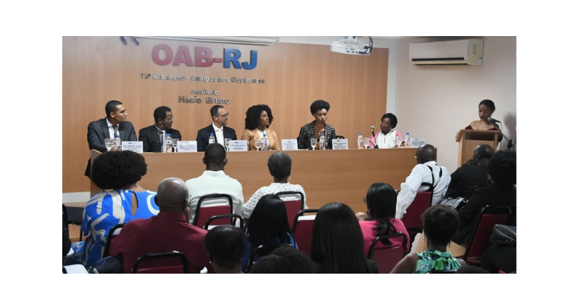 No dia 14 de maio de 2024, no auditório da 12a subseção da OABRJ, ocorreu o evento: 136 ANOS DE RESISTÊNCIA - LUIZ GAMA E ESPERANÇA GARCIA.