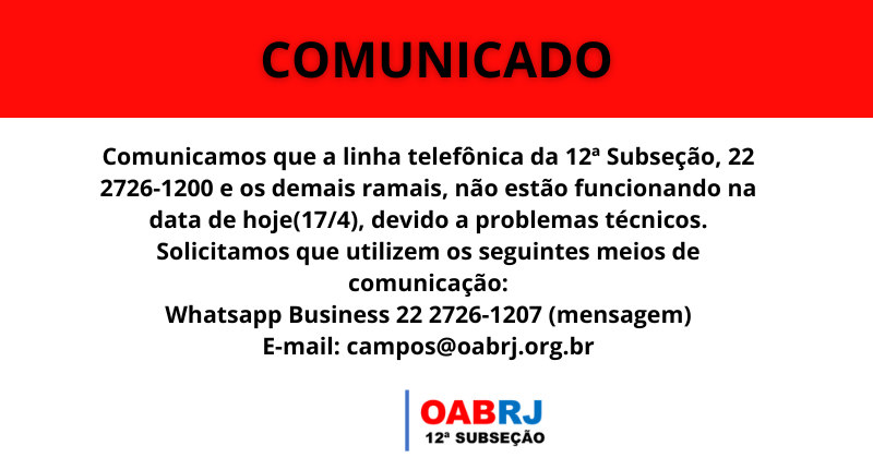 Comunicado