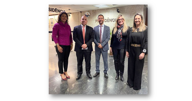 Presidente e Diretora da OAB-Campos estiveram reunido com o Juiz Auxiliar da Presidência do TJRJ, na tarde de ontem