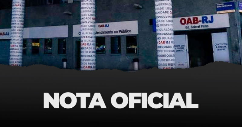 Em nota, CFOAB repudia tentativas de ataque e intimidação à OABRJ