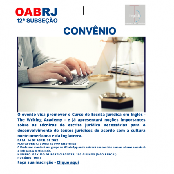 CURSO GRATUITO: Workshop  Legal Writing  Basic concepts