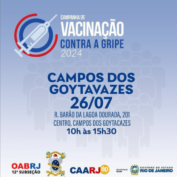 CAMPANHA DE VACINAÇÃO CONTRA GRIPE